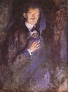 Edvard Munch Self-Portrait oil painting on canvas